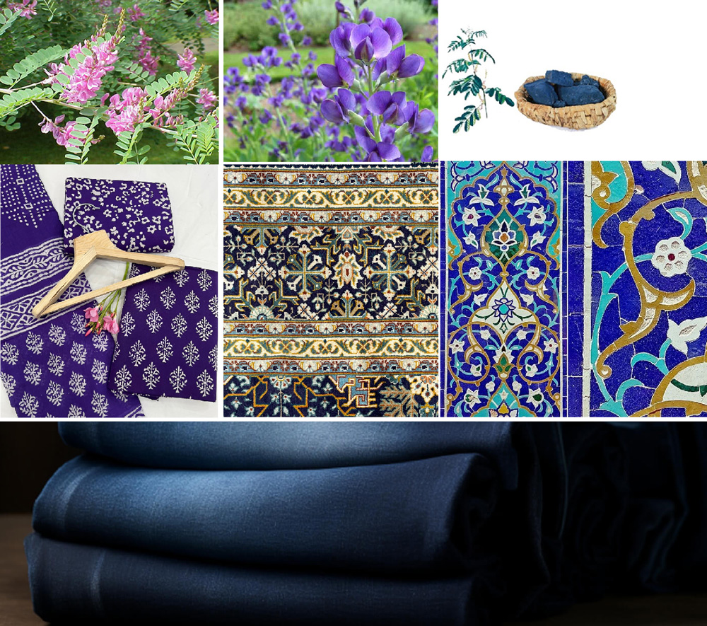 ریشه رنگ آبی جین